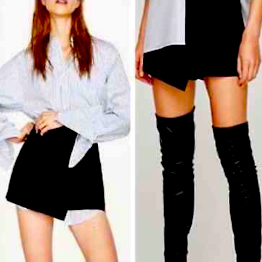 Black Zara skort size M